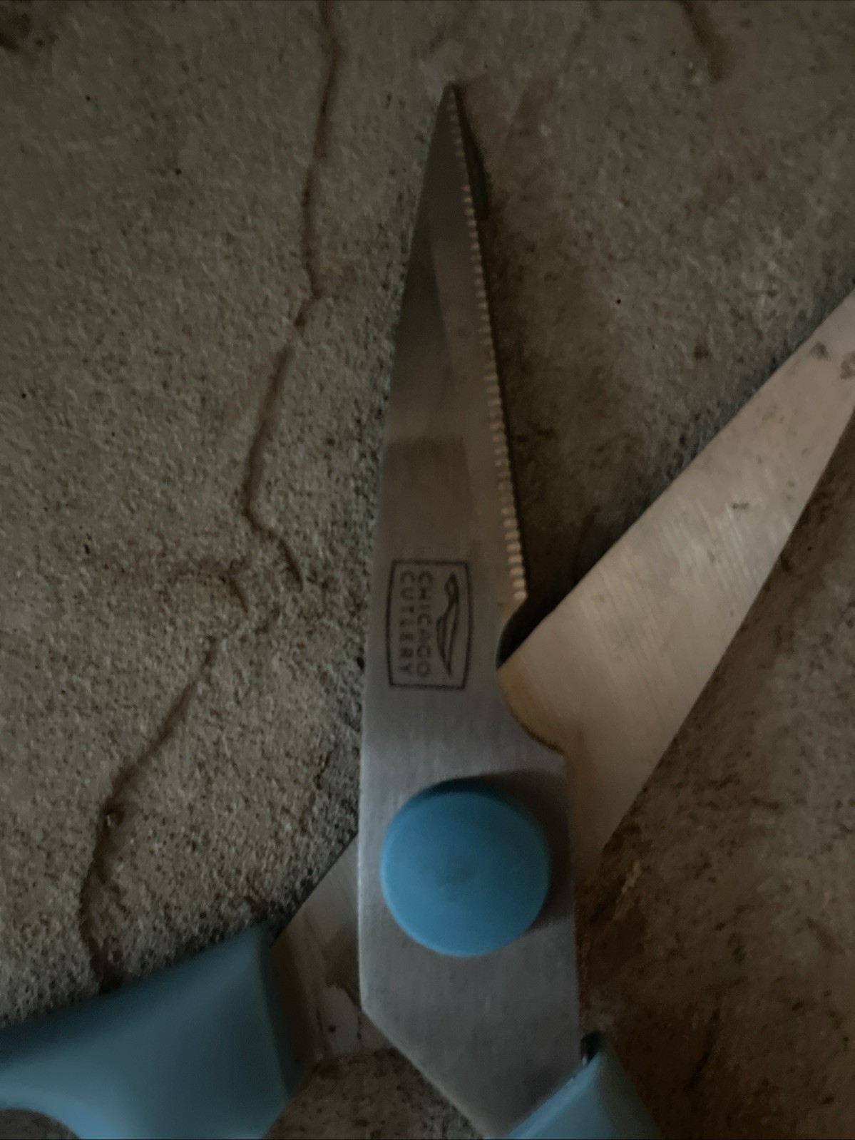 Chicago Cutlery Kitchen Shears Blue Handle