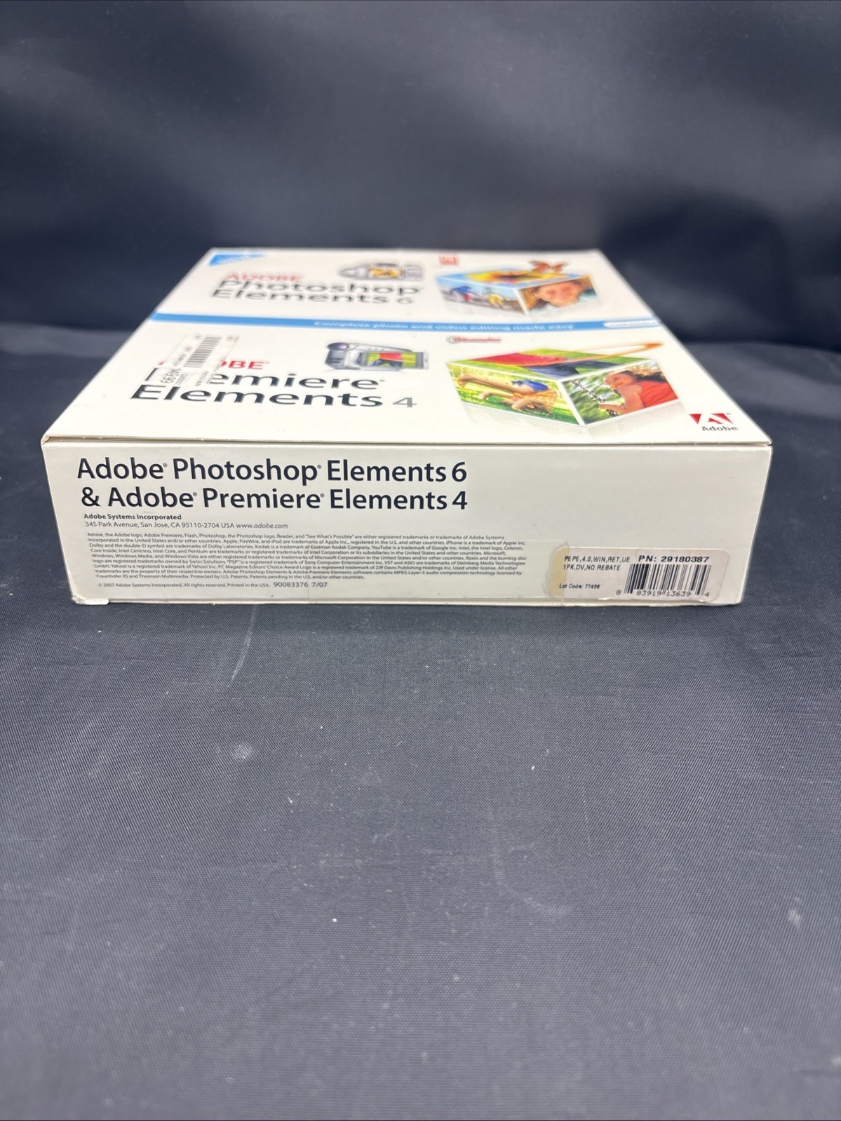 ADOBE Photoshop Elements 6 & Adobe Premiere Elements 4. Brand New In Box