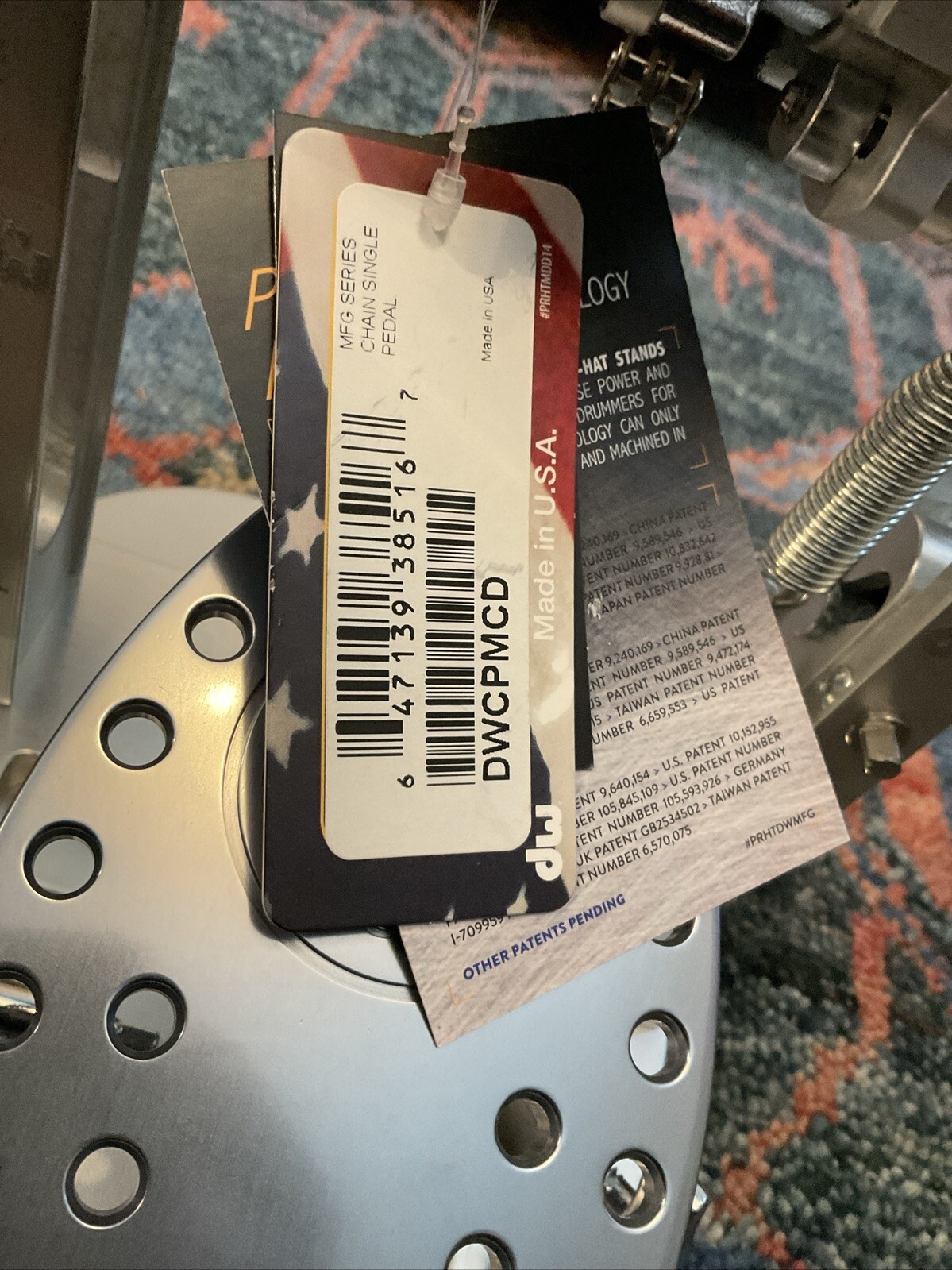DW Machined Chain Drive Single Pedal - DWCPMCD