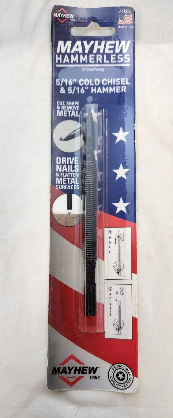 Mayhew 17355 5/16" Cold Chisel/Hammer