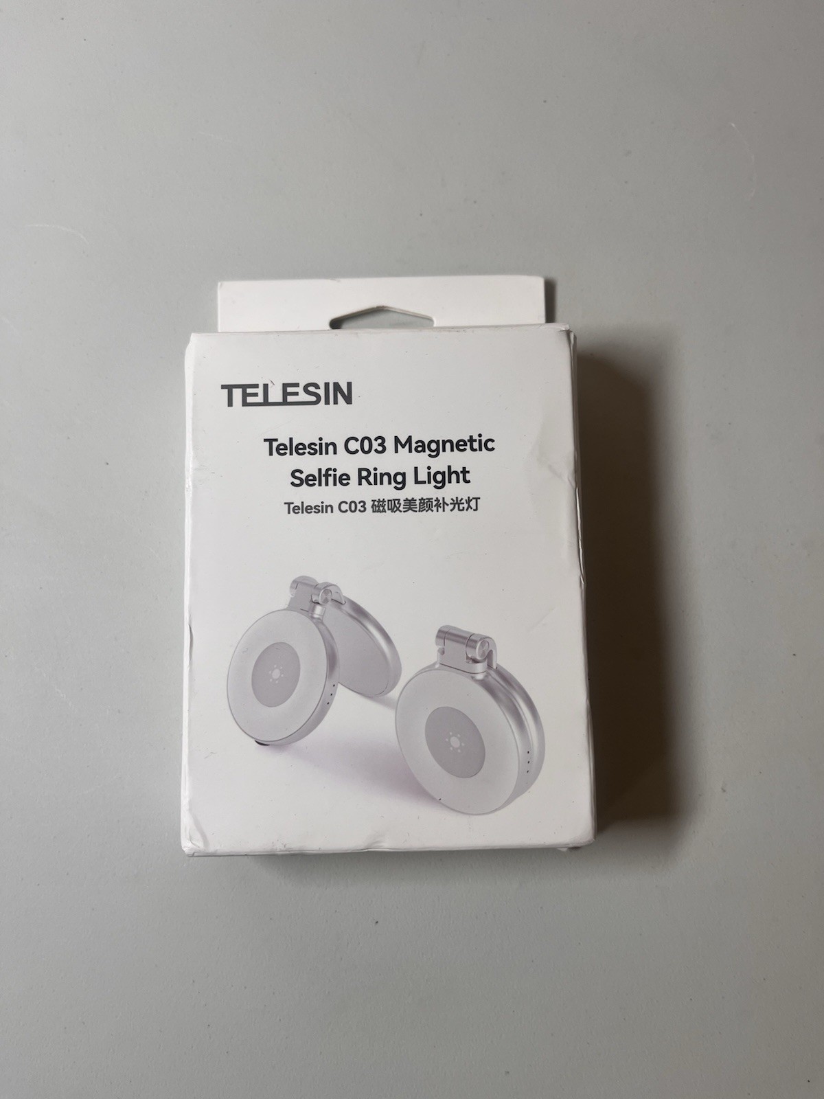 Telesin C03 Magnetic Selfie Ring Light Portable LED Brand New