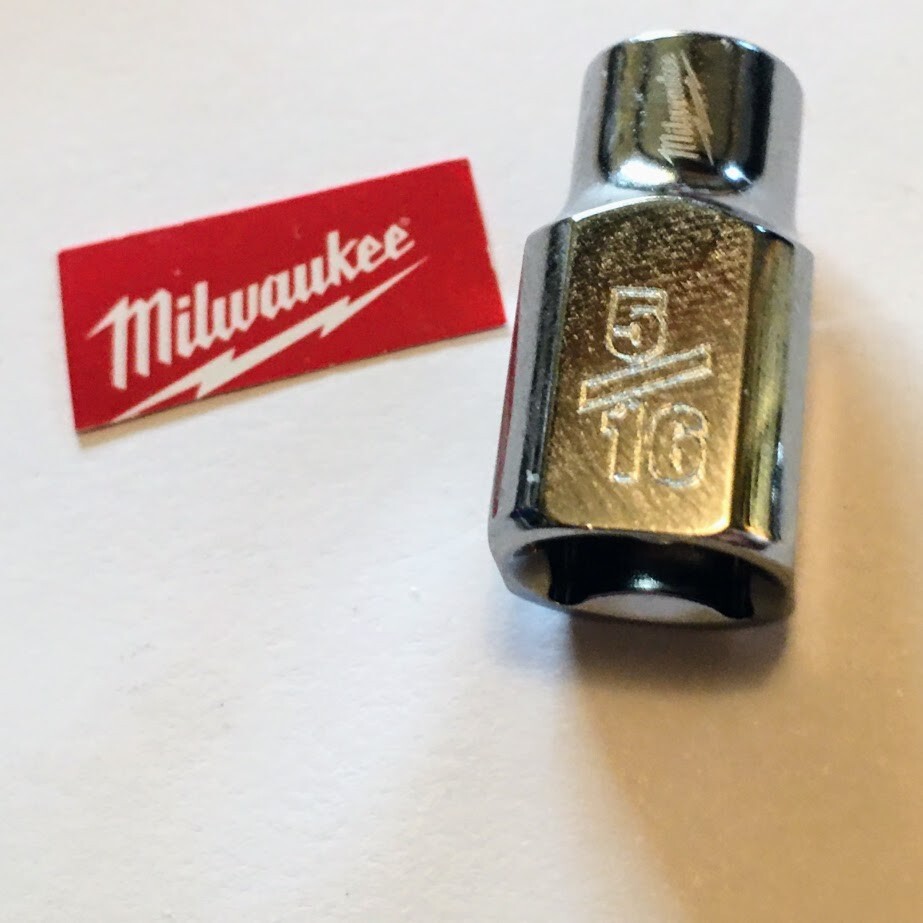 Milwaukee  5/16 in x 3/8 In. Dr  6-Point Standard Socket Free USA Shipping