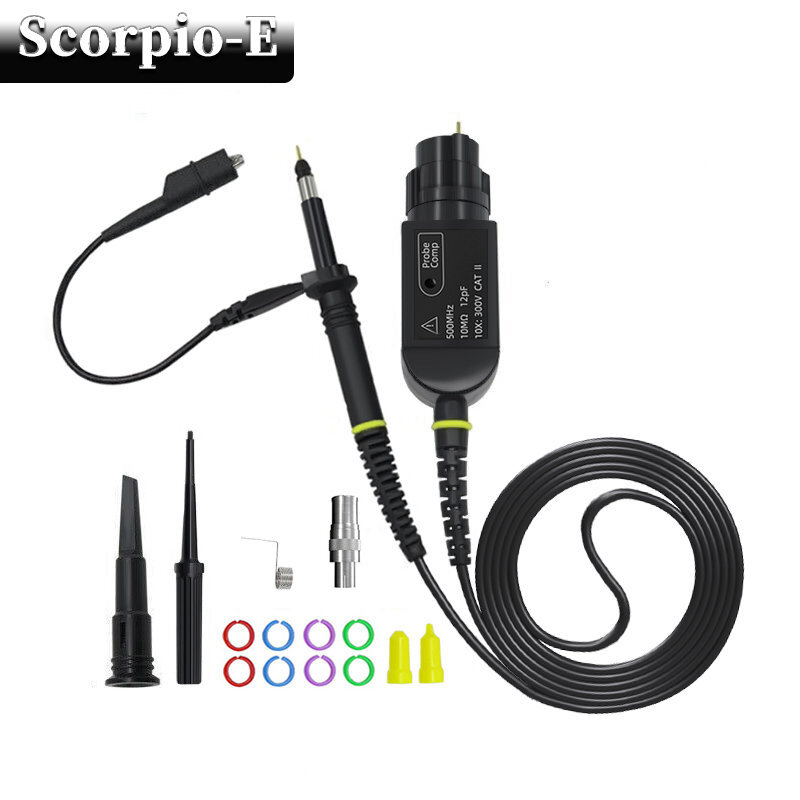 P6500 500Mhz High Precision Oscilloscope Passive Probe Clip for Tektronix HP