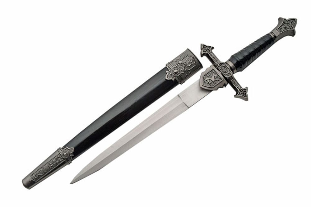 NEW Dagger Short Sword 14in Medieval Royal English Knight's Cosplay Costume