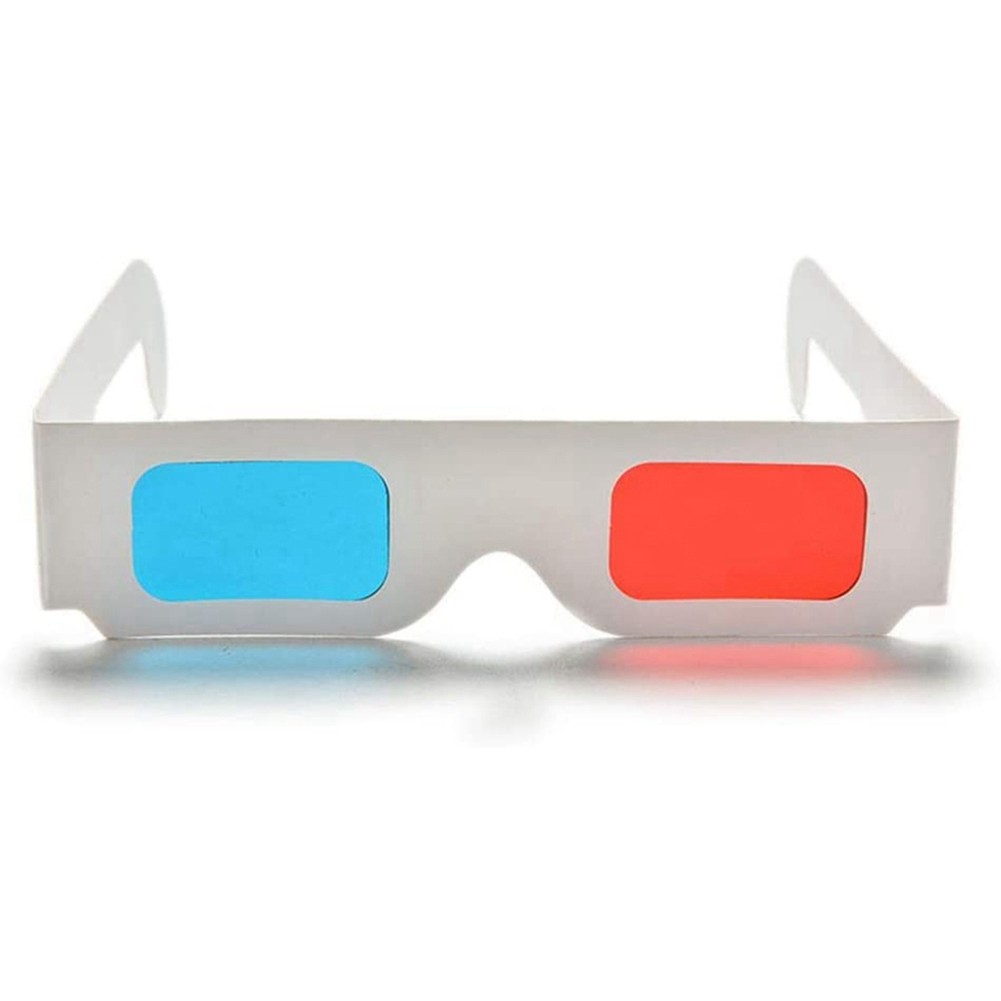 3D Glasses, 20 Pairs Red and Stereo Lenses for Set Anaglyph 3D6607