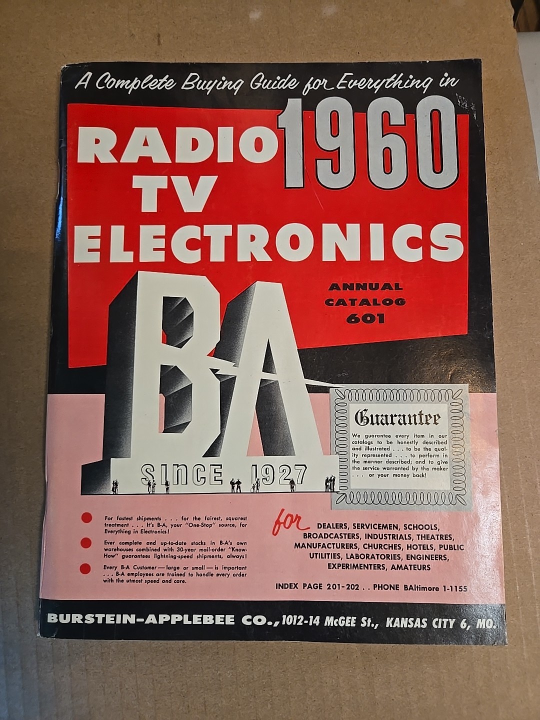 1960 Burstein-applebee Radio And tv Buying Guide