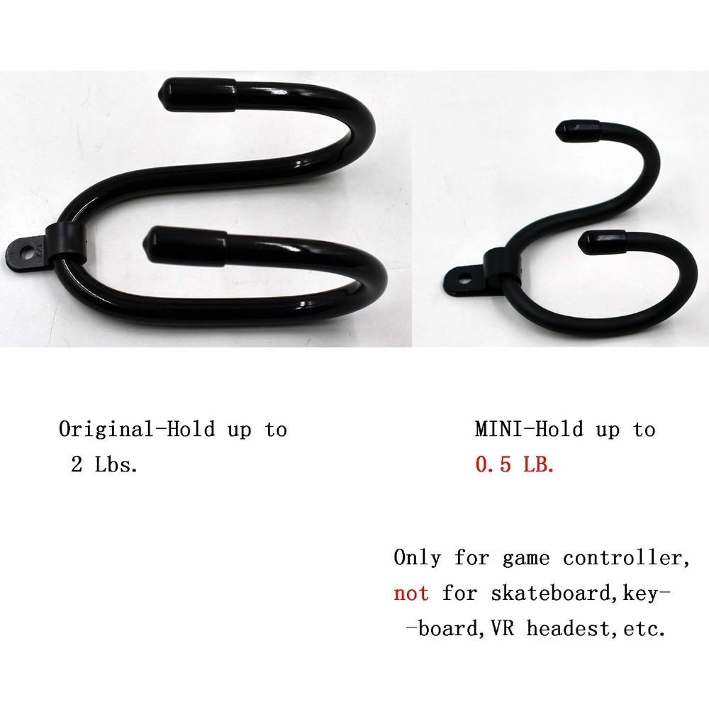 Mini Flexible Wall Mount Holder Rack Organizer Compatible with PS3/PS4/PS5/