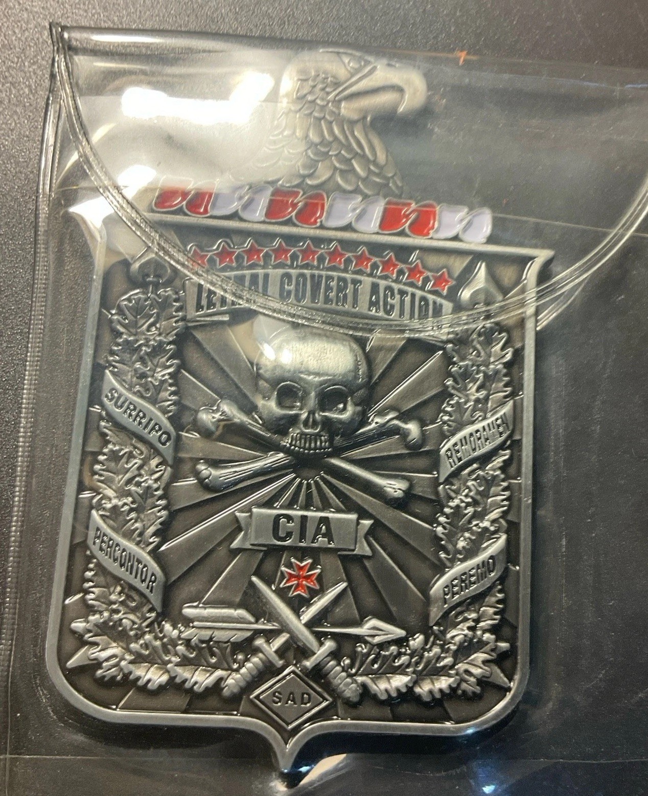 Covert HUMINT Operations CIA Special OPS Clandestine Paramilitary Challenge Coin