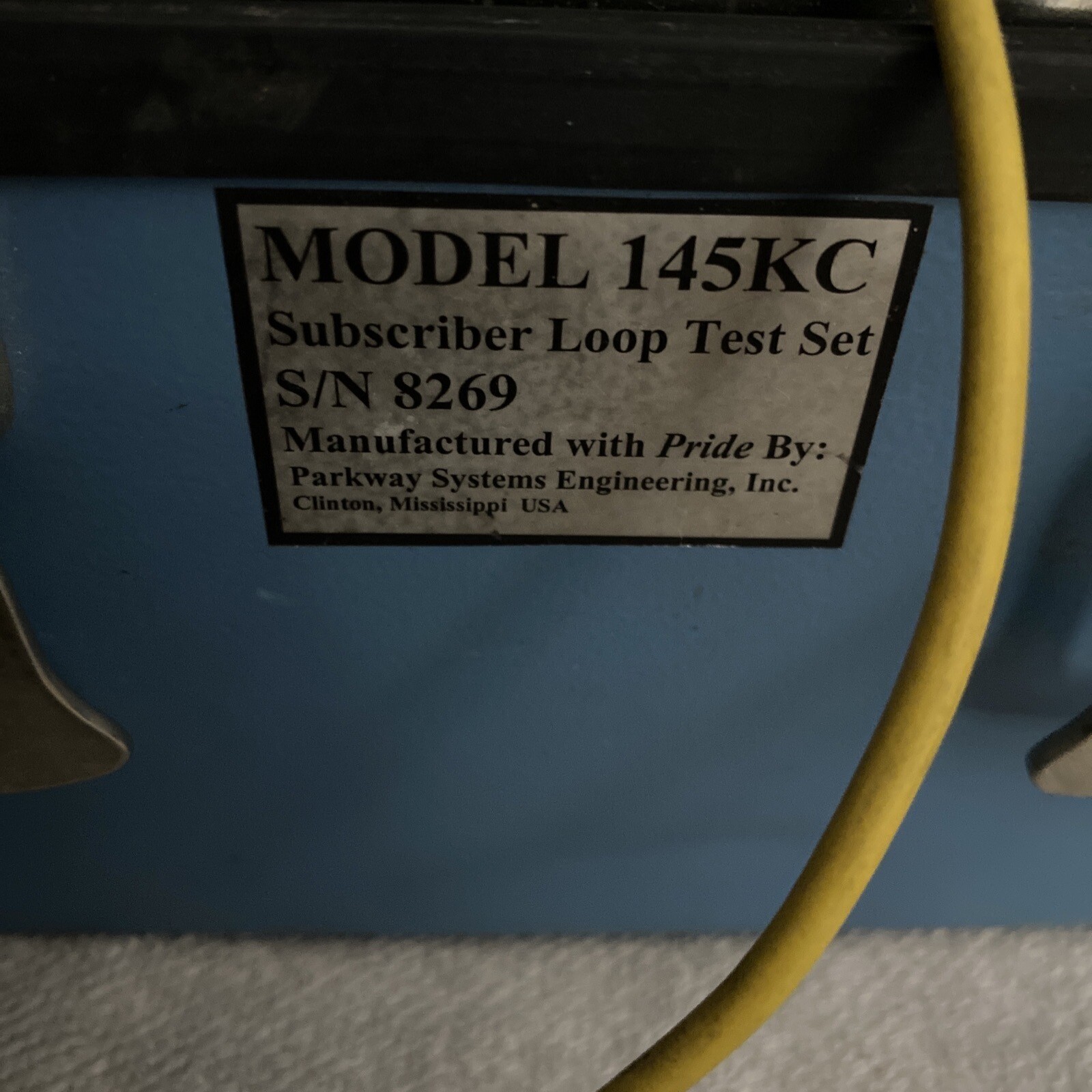 Vintage Subscriber Loop Test Set Model 145KC Manf. By Parkway System Engineering