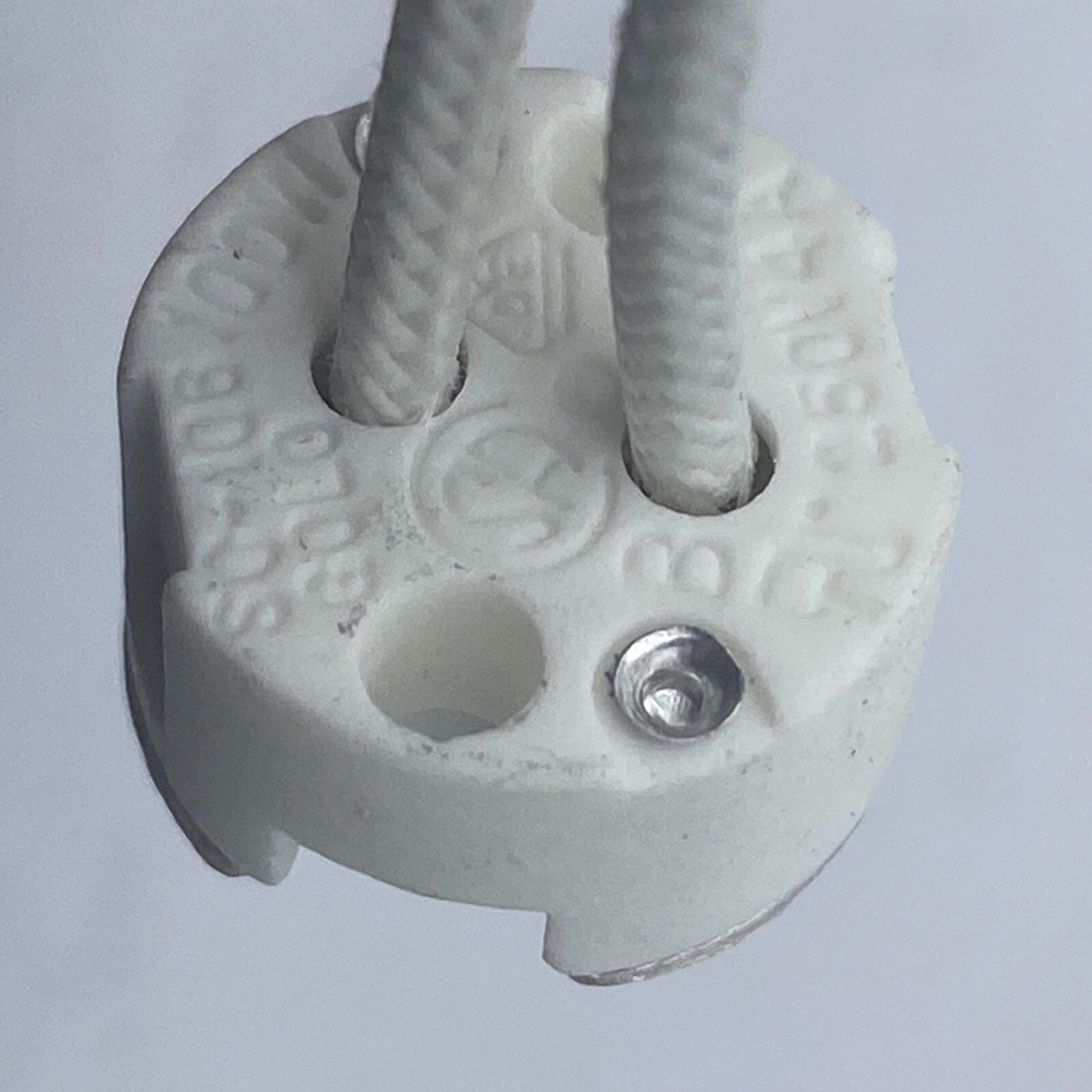 CLP Bi-Pin Lamp holder socket connector ceramic base Halogen LED 100W 250V BOX🔔