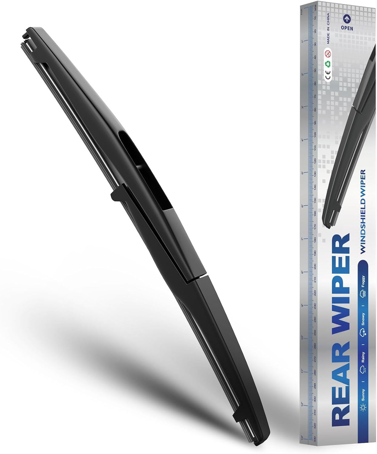 Rear Windshield Wiper for Mazda CX-30 2020-2026, Streak-Free OEM Back Wipers Bla