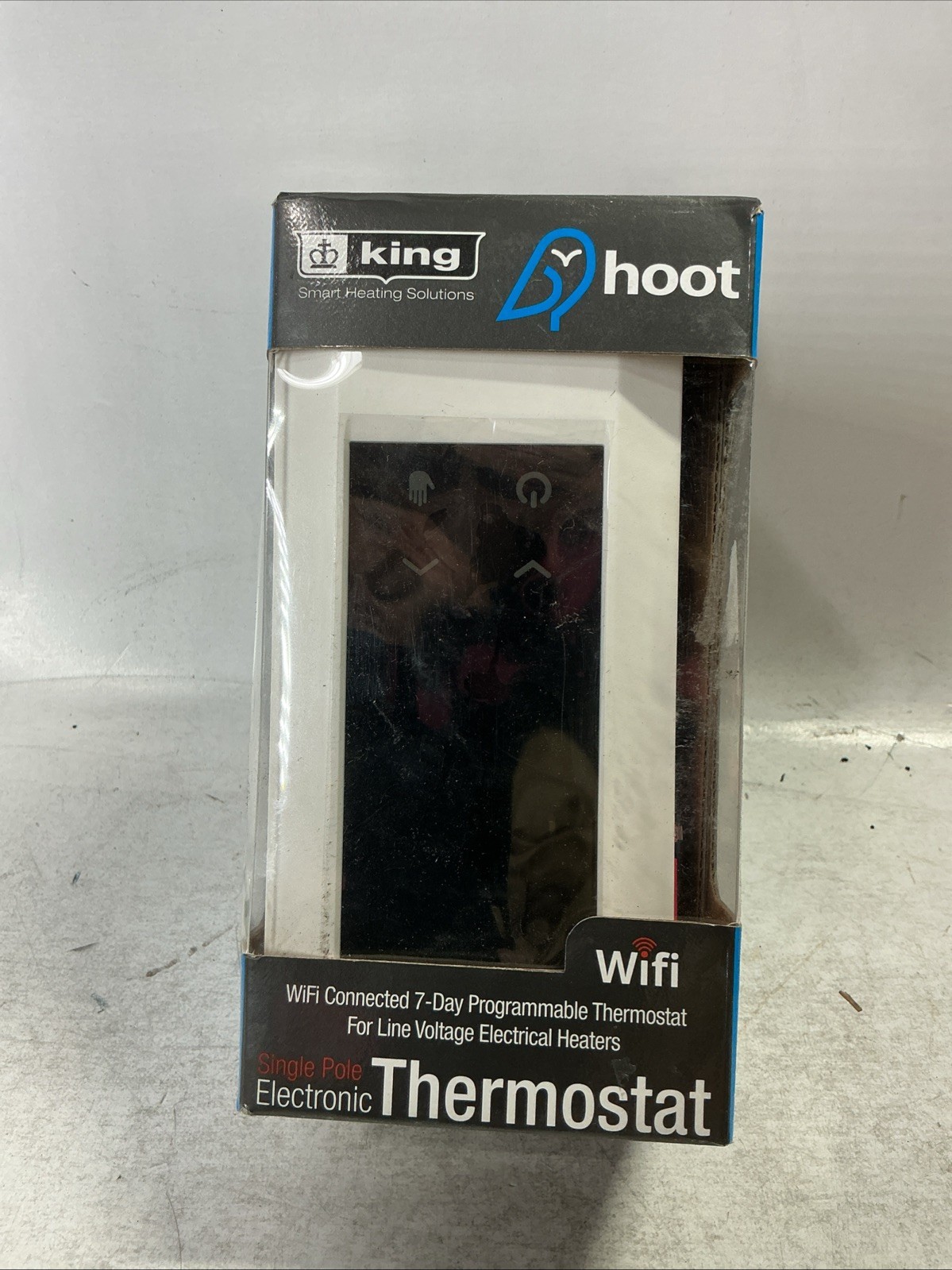 King K901-W Hoot White Single Pole WiFi Thermostat