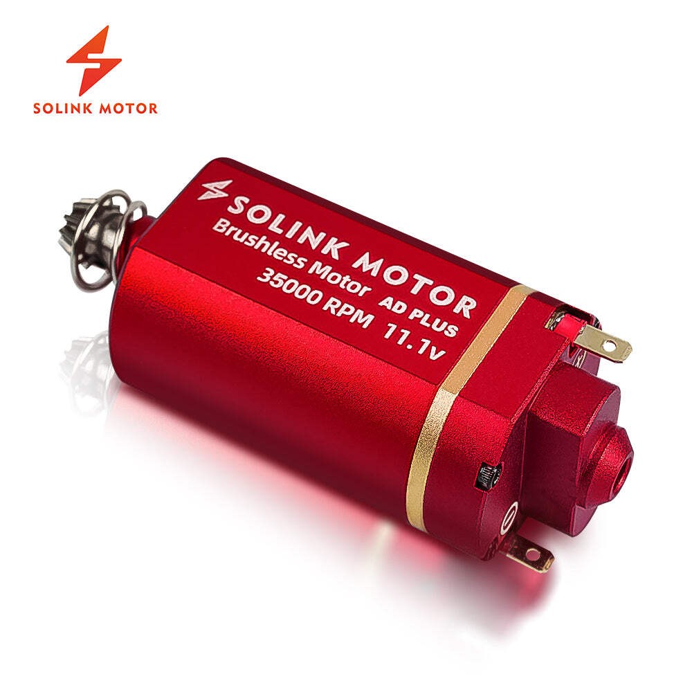 Solink Brushless Advanced PLUS Unidirectional Bearing Motor (35K, Short, adjusta