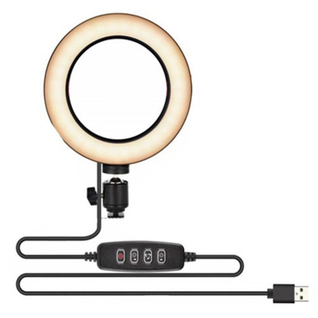 26cm LED Ring Fill Light Studio Photo Video USB Dimmable Lamp Selfie Portable