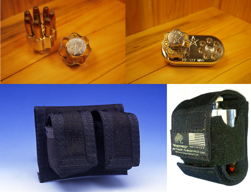 R7-327 [7-shot .327 Mag Ruger GP100] Speedloader, Bedside Block, or Pouch