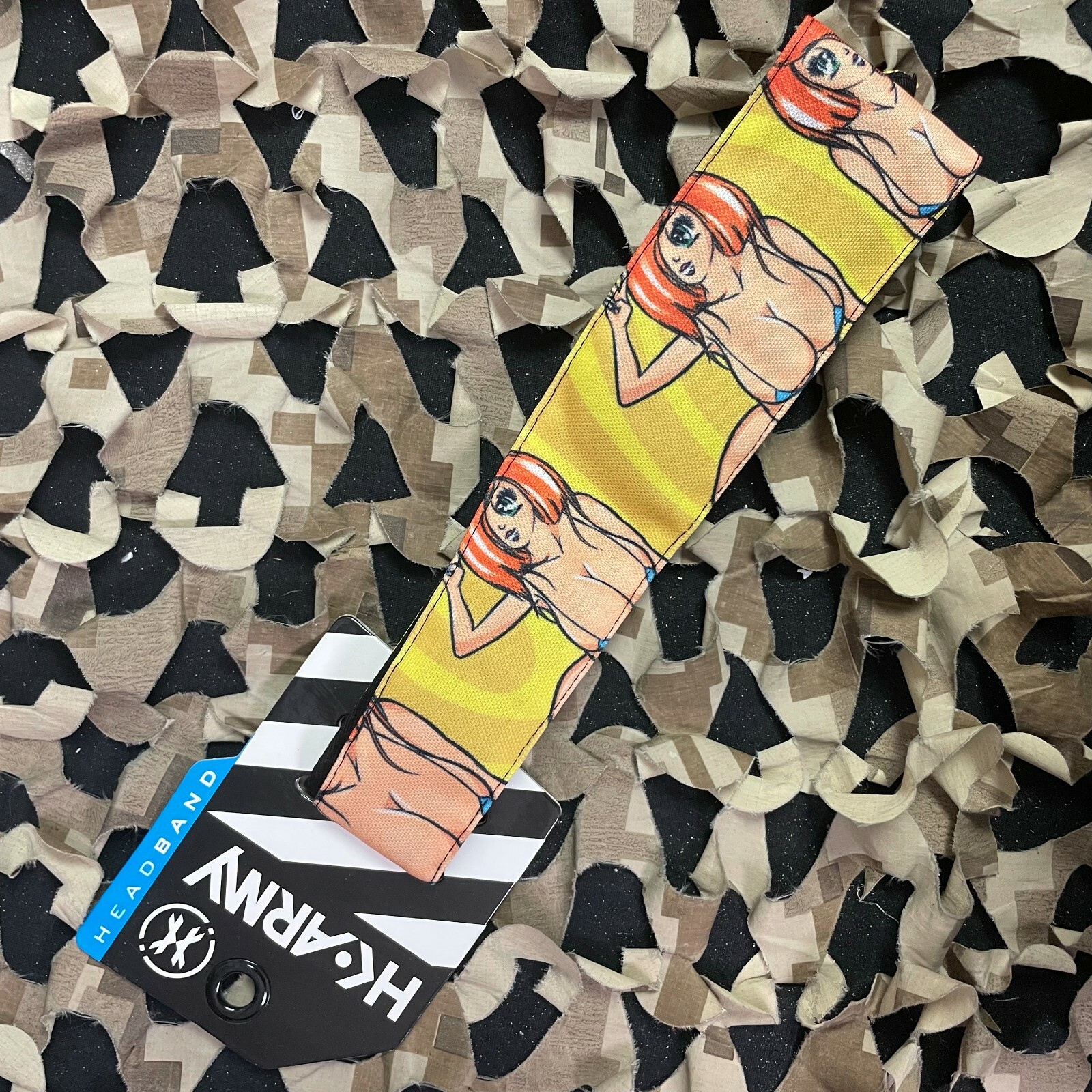 NEW HK Army Headband - Beach Babe Yellow