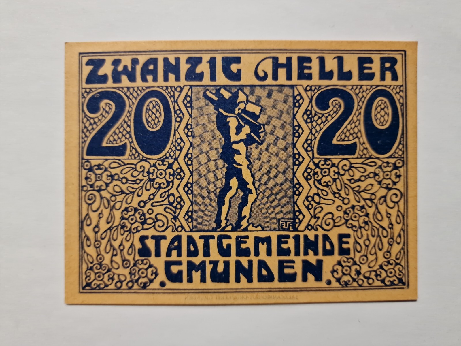 20 Heller 1920 Excellent Condition Old BANKNOTE Austria