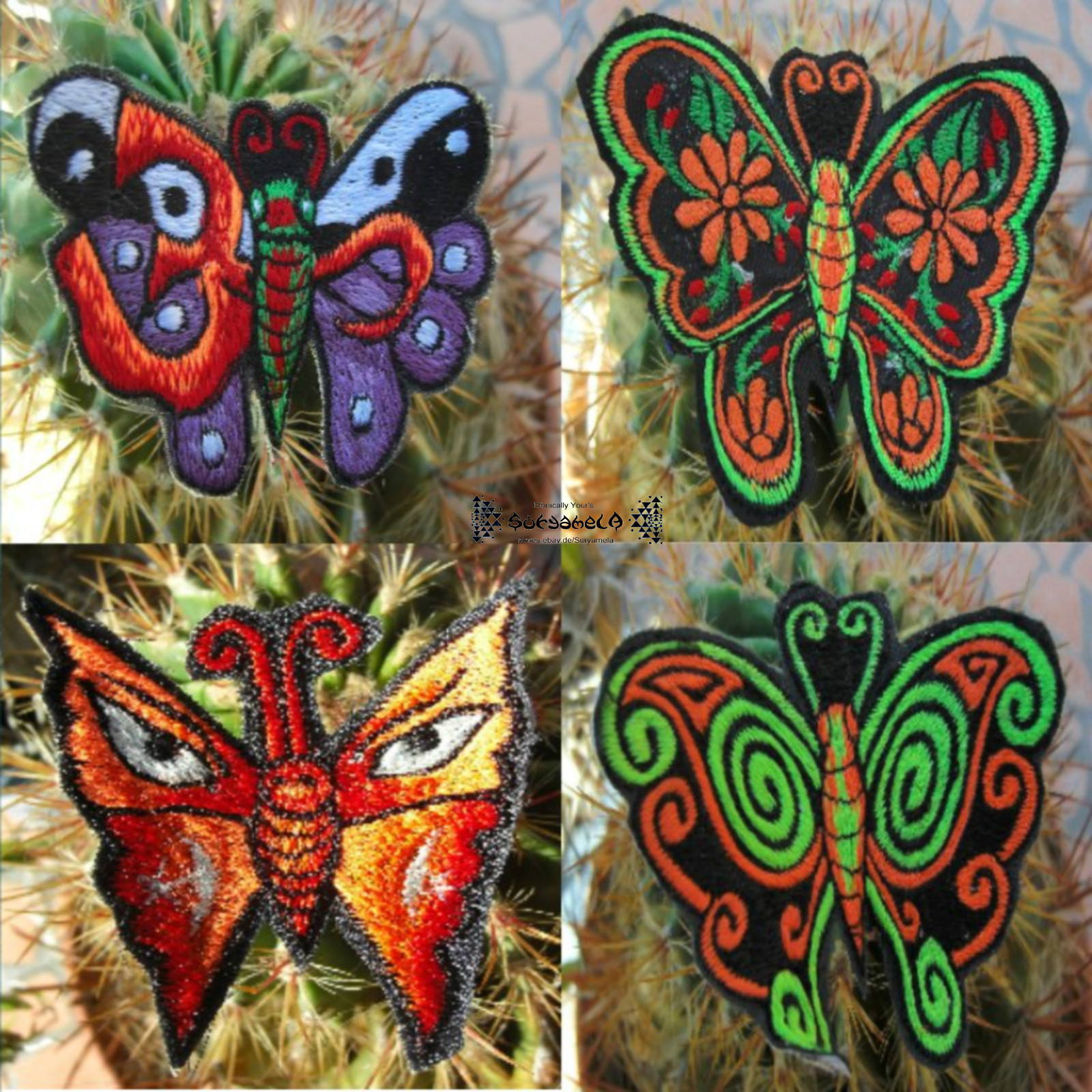 PATCH PATCH goa psy hippie butterfly butterfly elf fairy mysticism inde UV