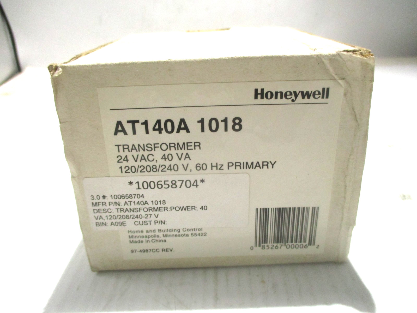 NEW HONEYWELL AT140A-1018 POWER TRANSFORMER