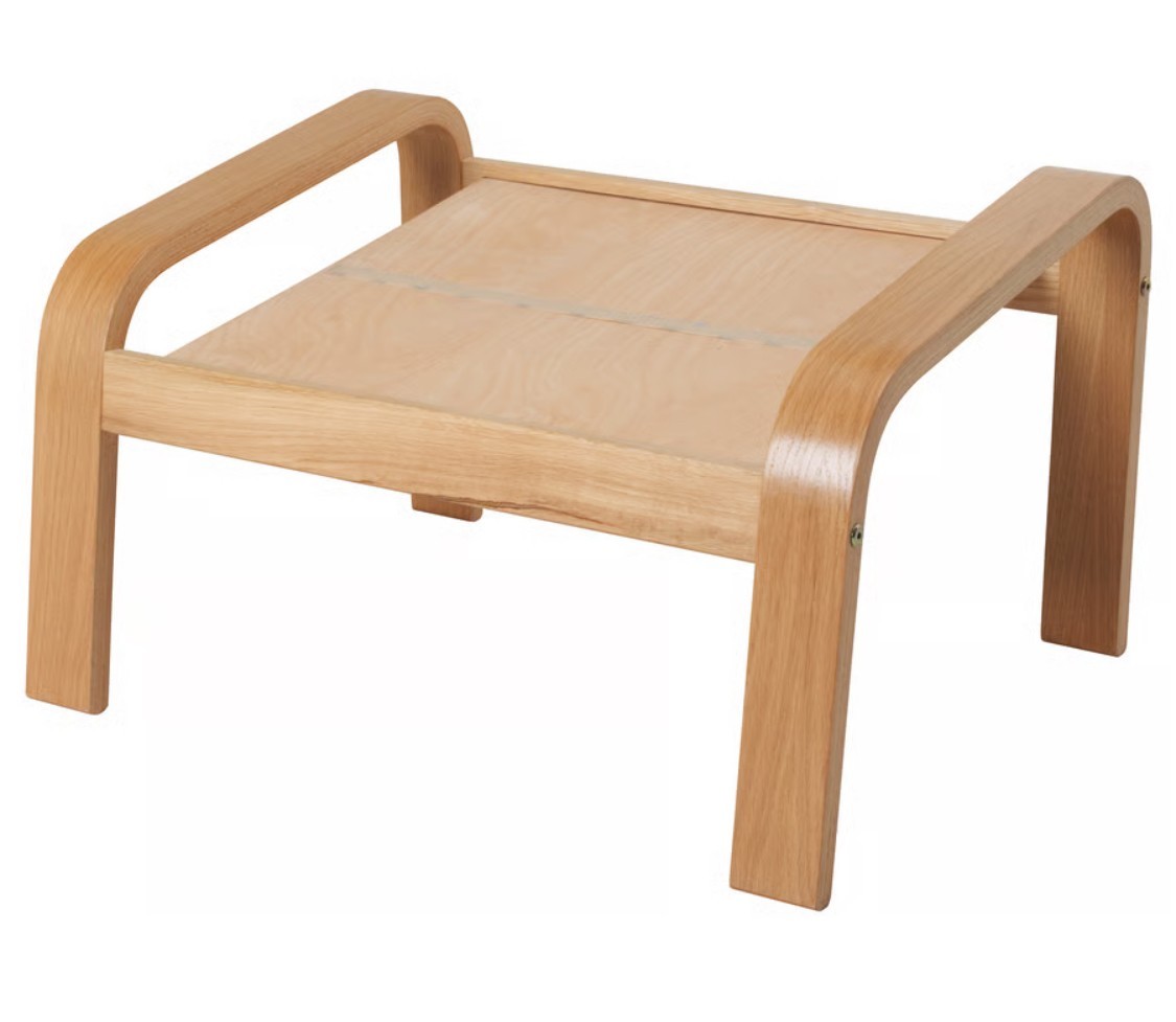 Brand New Ikea POANG Footstool frame (ONLY), oak veneer, 700.547.25