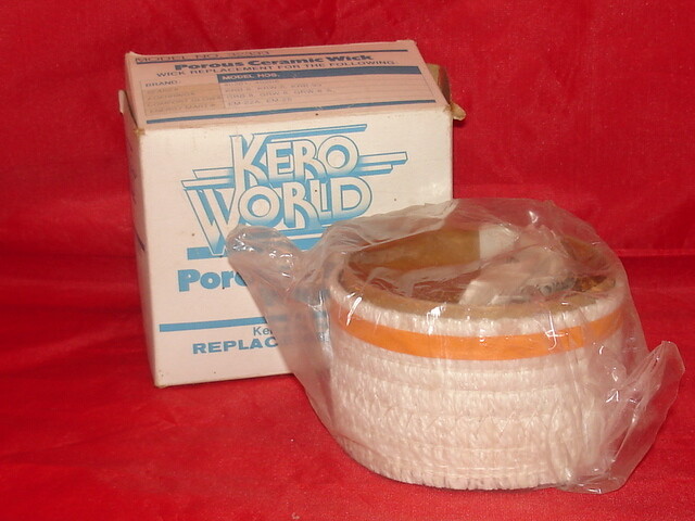 '80s KERO WORLD Kerosene Heater Replacement Wick Model #32333 NOS Instructions