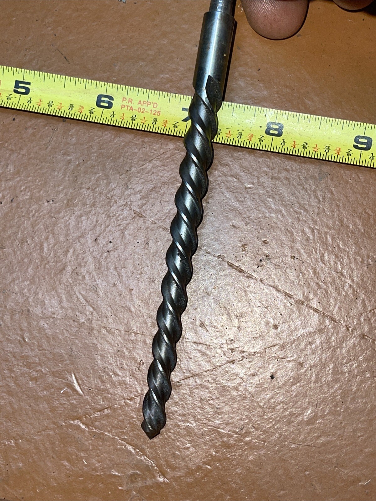 UNION USA No 6 helical taper pin reamer 957 HSW RH cut helical UTD