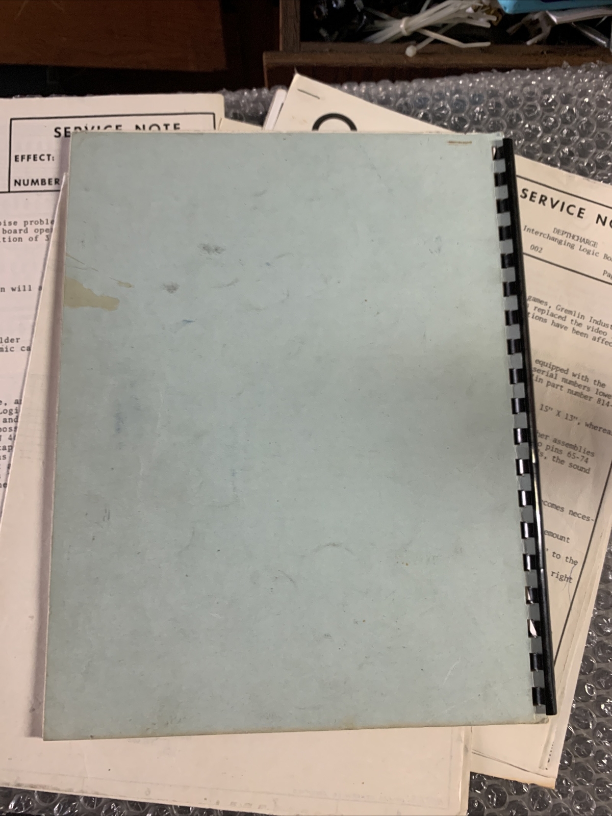 original Depth Charge Sega Gremlin game owners manual