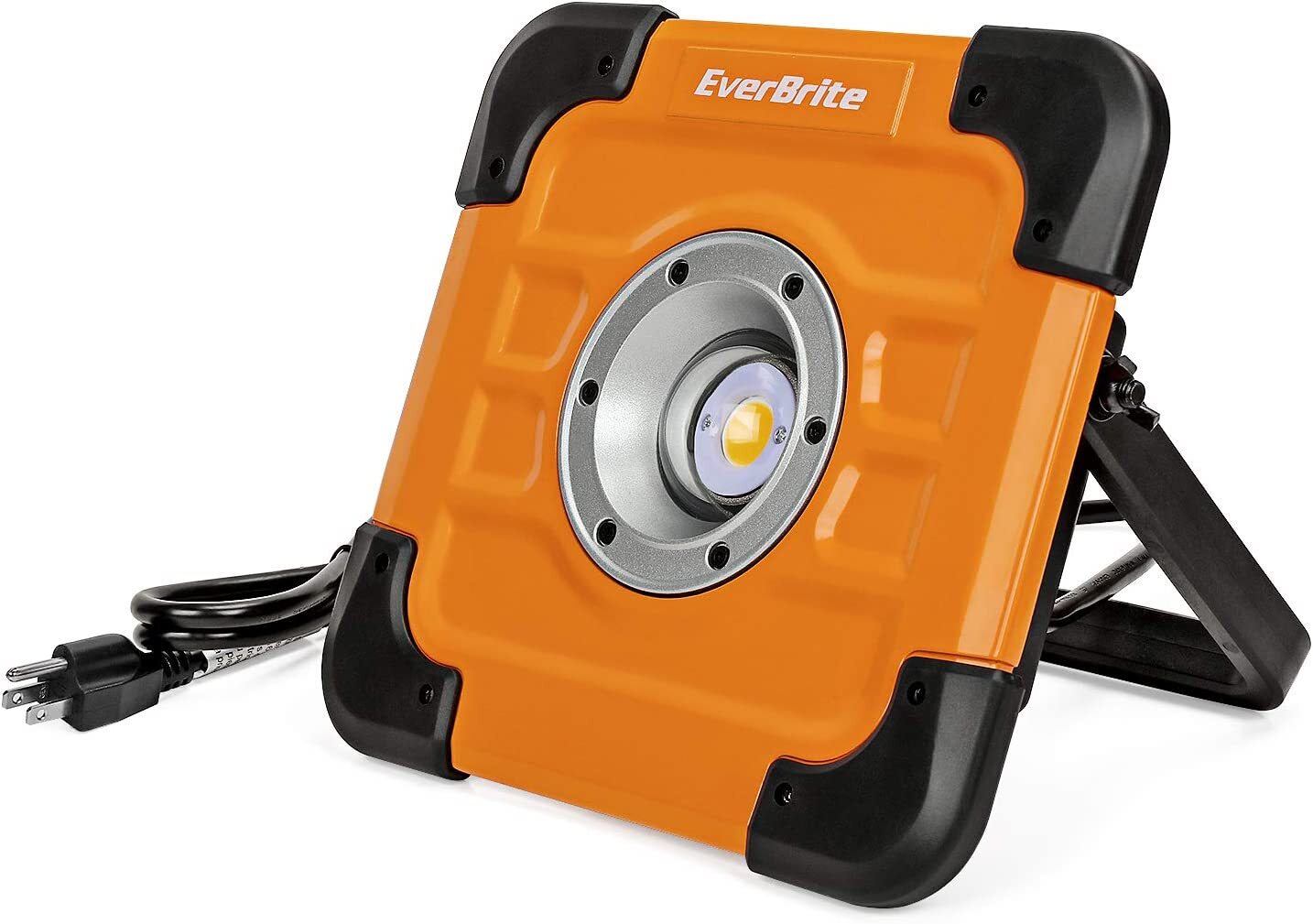 EverBrite 60W 5000LM Cree Cob Work Light with Adjustable Stand,Aluminum Stand
