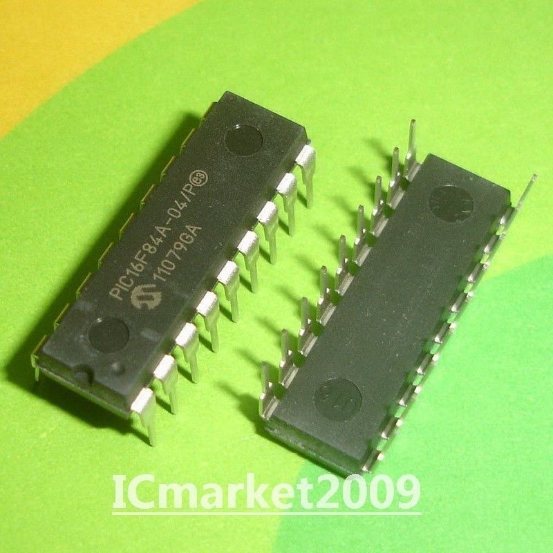 5 PCS PIC16F84A-04/P DIP 16F84A-04/P PIC16F84 EEPROM 8-Bit Microcontrollers Chip