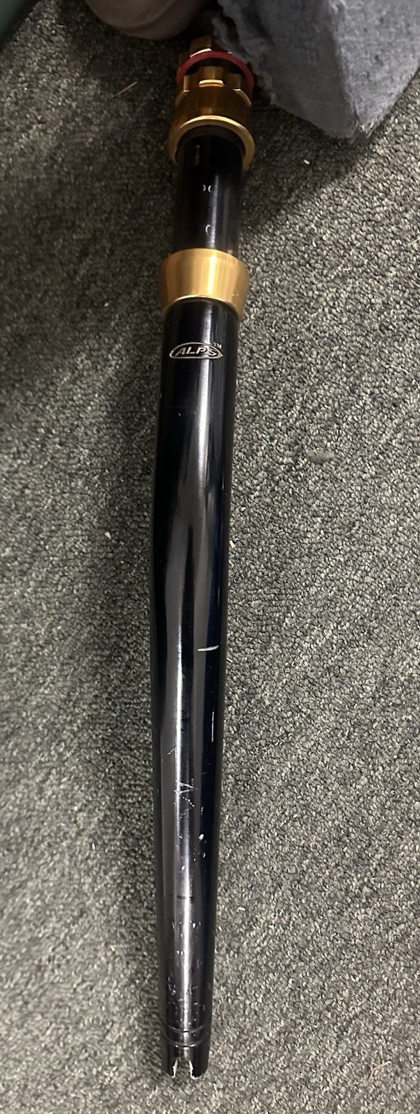 ALPS Aluminum Bent Rod Butt #4 Short BLACK/GOLD not American Tackle Pac Bay