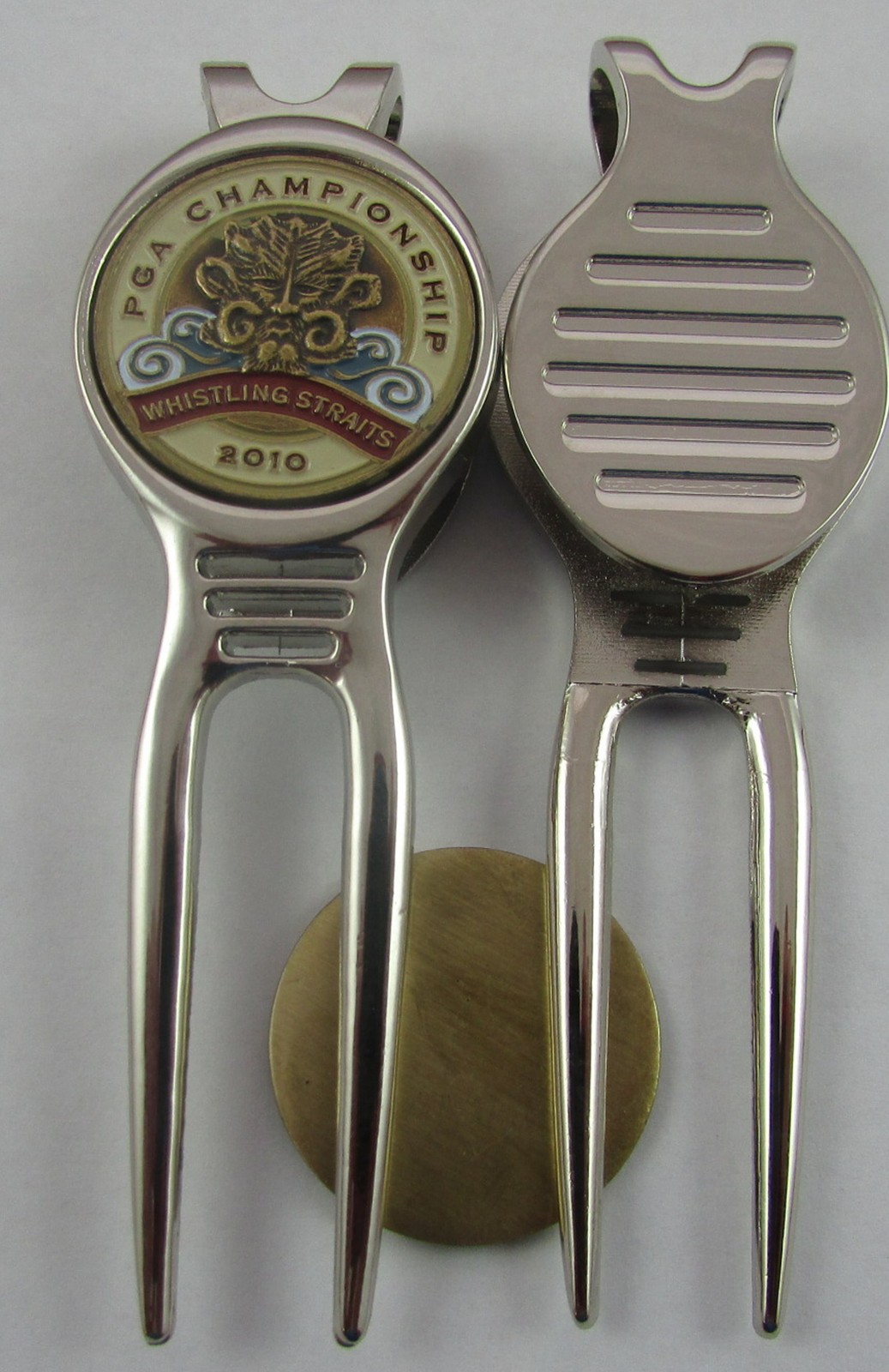 Golf Divot Tool & Ballmarker 2010 PGA Championship Whistling Straits Bronze