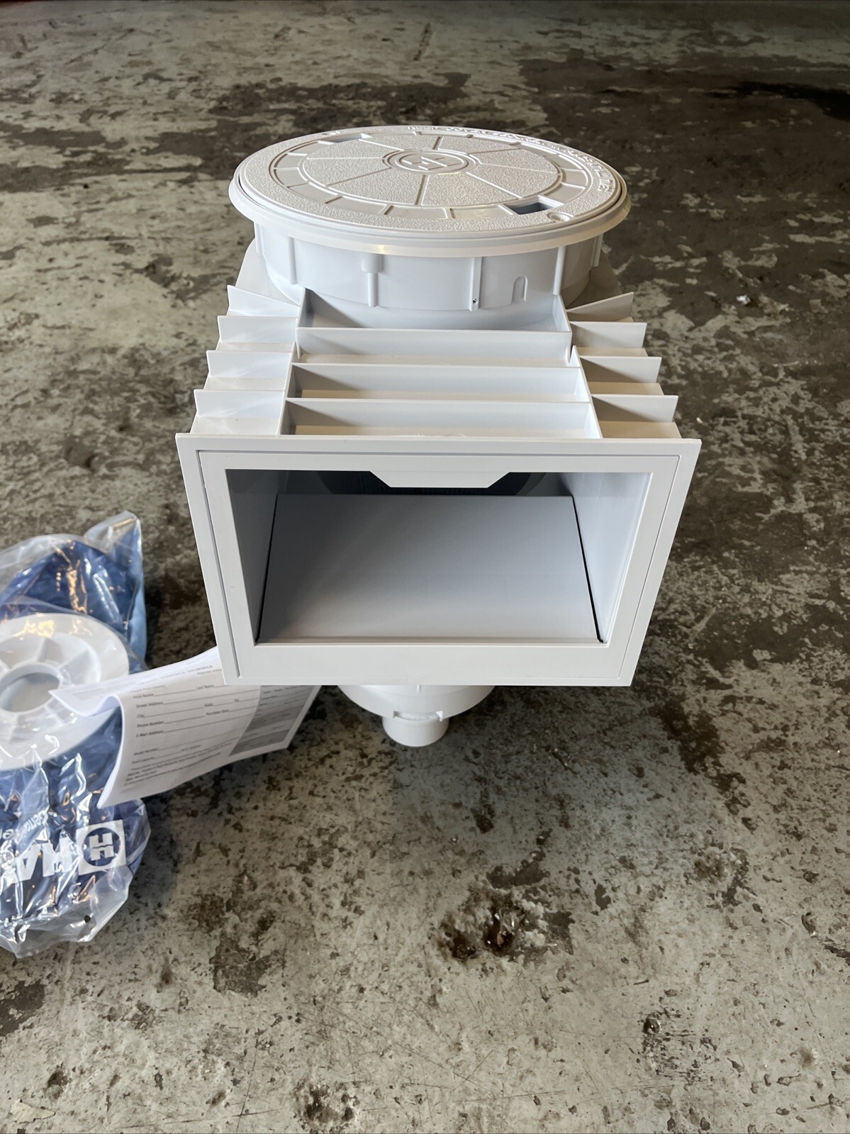 Skimmer Complete , Hayward SkimMaster SP10712A , 2" Wht : SP1072S2FVA New