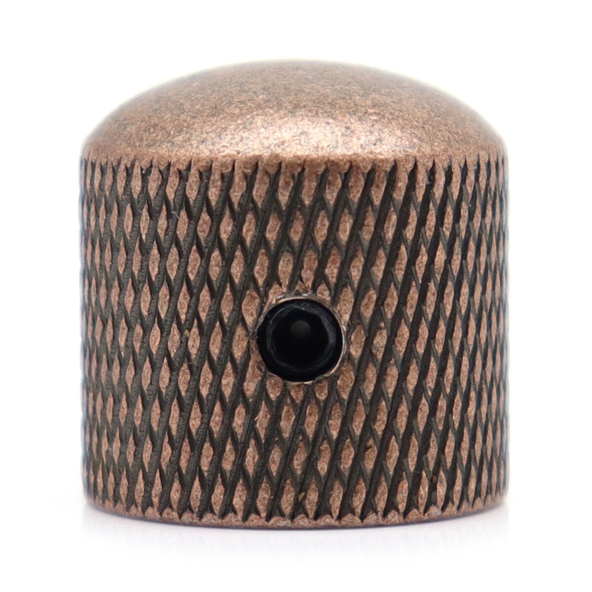 4Pcs Metal Red Copper Guitar Knobs Bass Knobs 6mm Diameter Potentiometer Cap