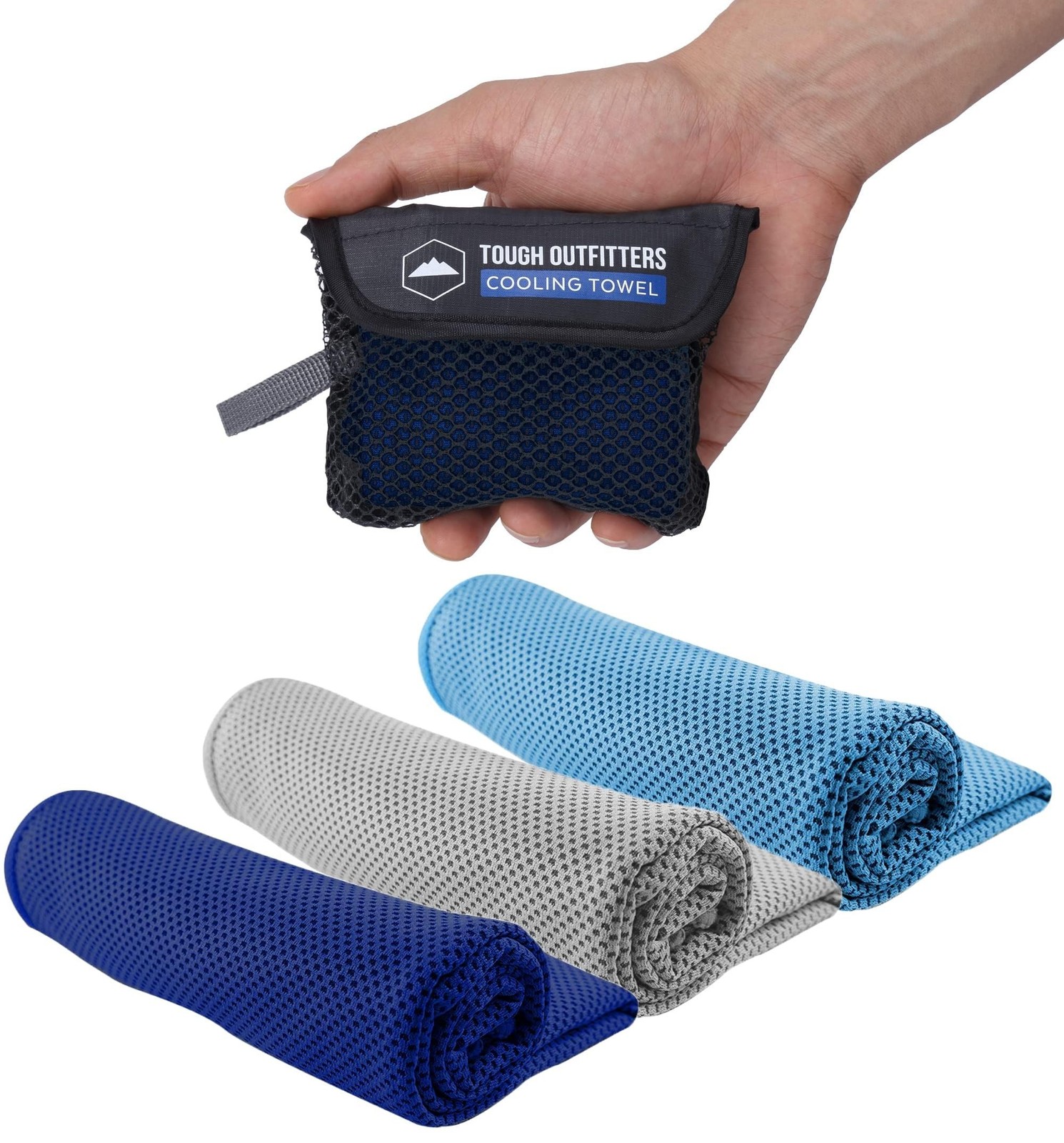 Tough Outdoors Cooling Towels for Neck Face - Neck Cooling Towel for Hot Weat...