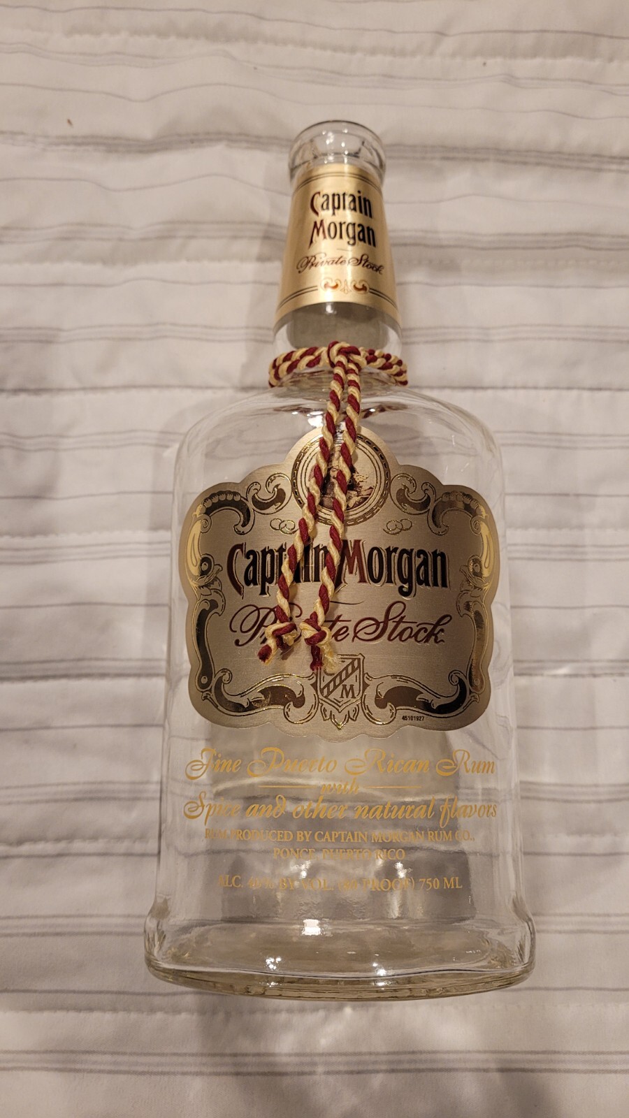 Vintage Captain Morgan Private Stock 750mL Bottle Collectible Antique Empty