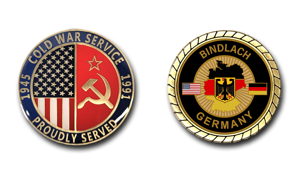 Bindlach Germany Cold War Veteran Duty Station Challenge Coin