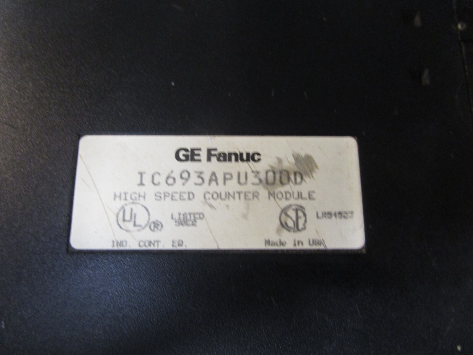 GE Fanuc IC693APU300D High Speed Counter Module