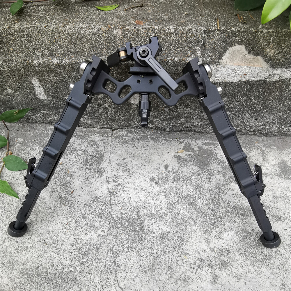 Rifle Bipod 360Degrees Swivel 7.5-9'' Adjustable Height Folding Design Picatinny