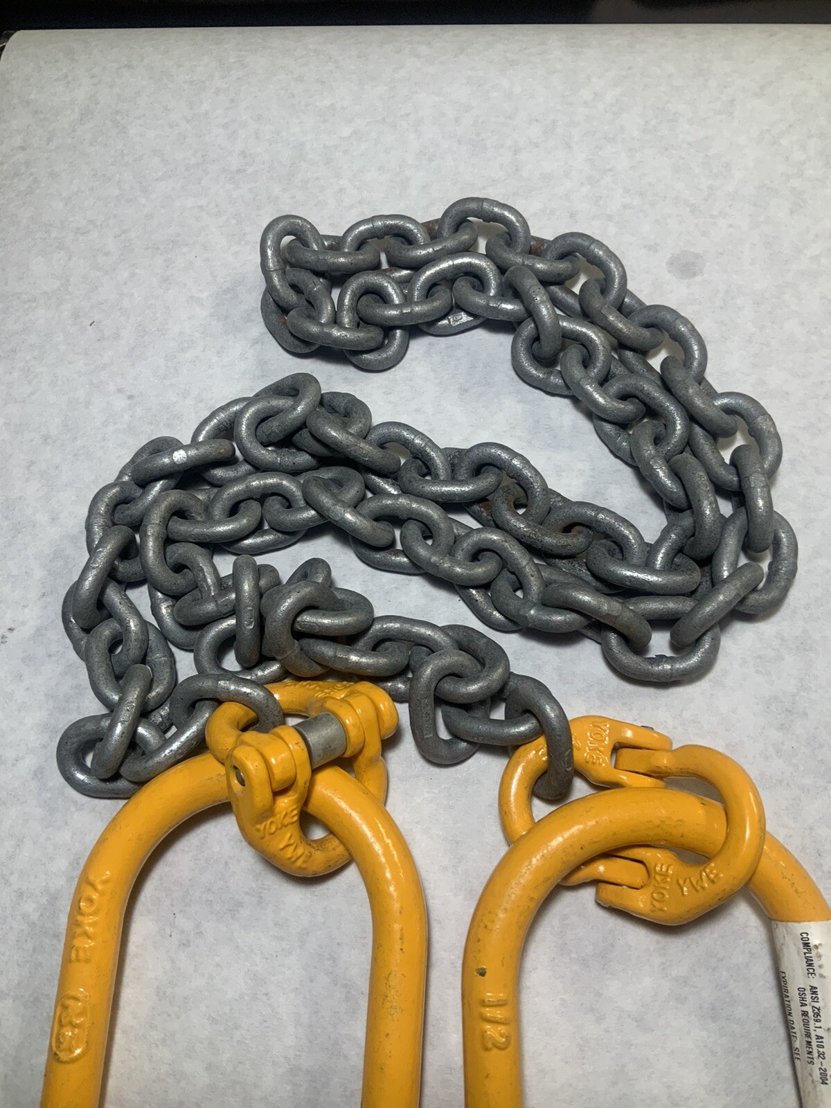 Honeywell Miller 440/6Ft Cross Arm Chain,Temporary,410 Lb.