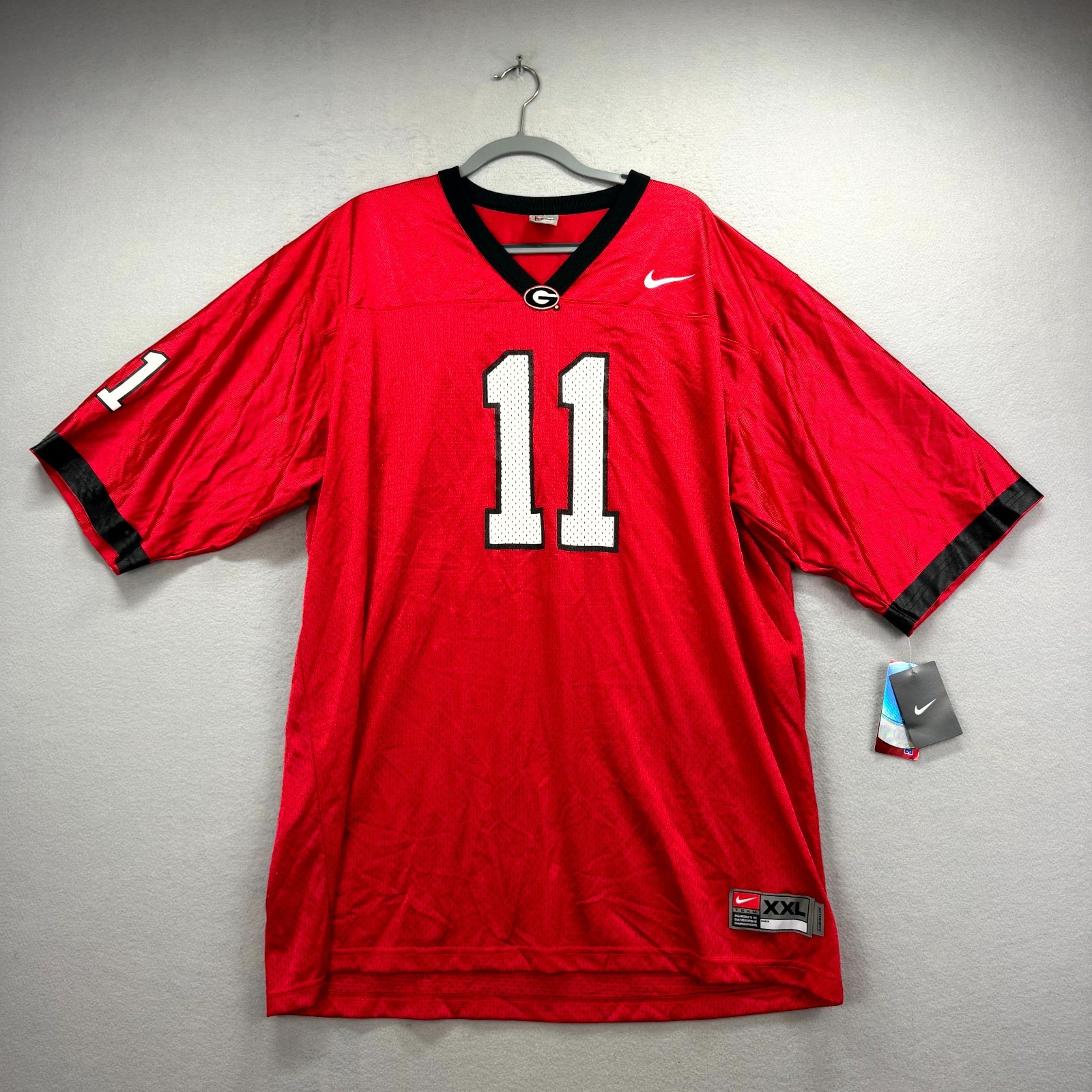 Georgia Bulldogs Jersey Mens 2XL Red Aaron Murray #11 Nike NCAA Football Sports