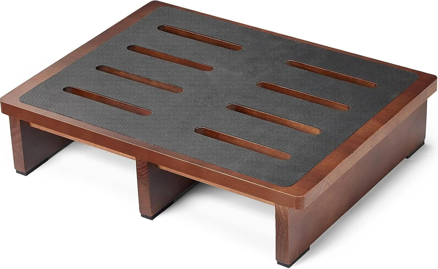 Wooden One Step Stool for Adults Elderly with Non-Slip Rubber Stepping Surface