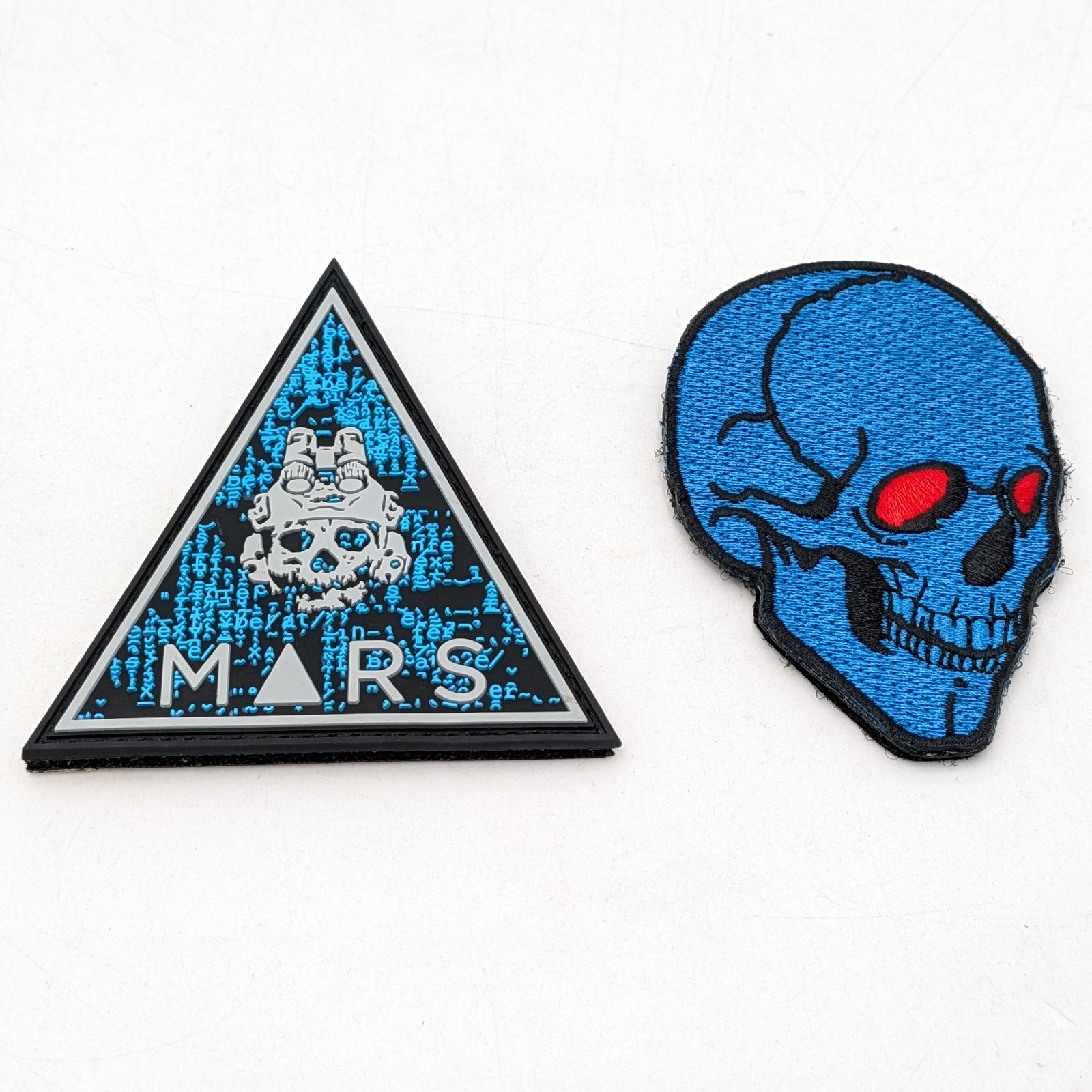 Assorted Mars Collectible Patches Mars Deadman & Astartes Noctis Morte Lot of 2