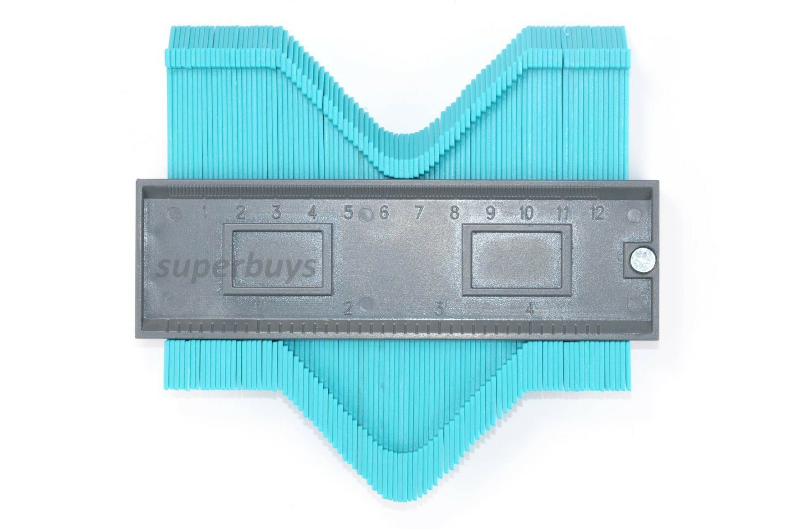 13cm Contour Duplicator Green Profile Shape Gauge Tiling Laminate Edge Shaping