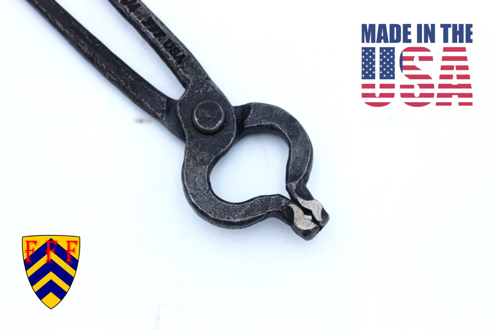 Fiery Furnace Blacksmith 1/4-Inch Bolt Jaw Tongs - MADE IN THE USA