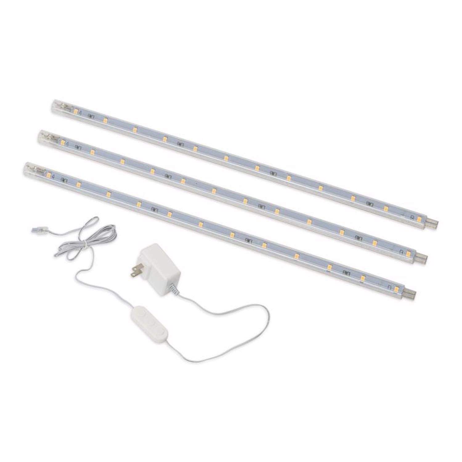 Amerelle USL30HBCC White 12V 3.9W Plug-In LED Strip Light 0.31 W x 12 L in.