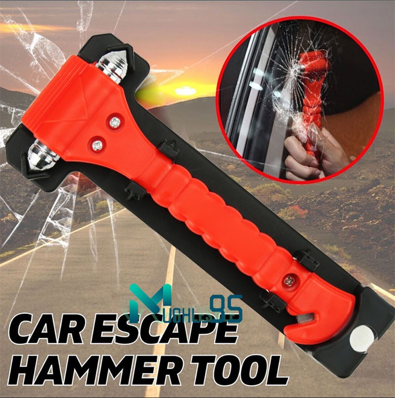 Car Safety Hammer Window Glass Breaker Seat Belt Emergency Escape Cutter Tool US