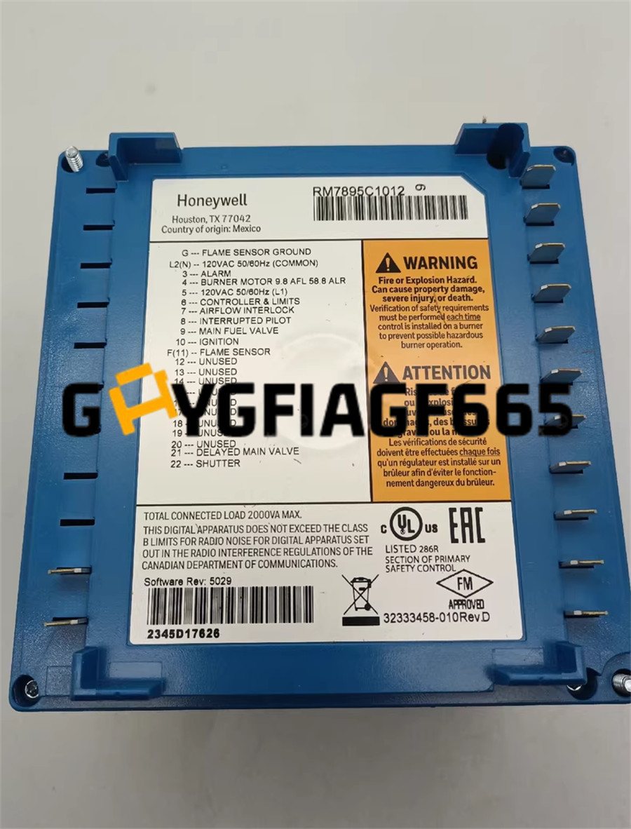 Honeywell RM7895C1012 Burner Control NEW! RM7895C 1012 Fast Ship us free tax