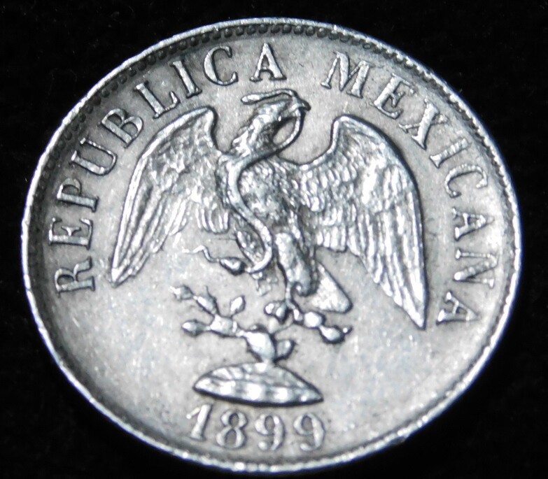 Mexico 1899 20 Centavos Silver ------ A22-2-429