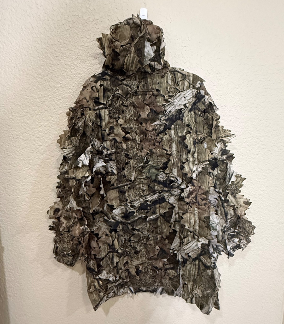 Cabela's Mesh Ghillie Long Pullover Jacket Mossy Oak Break-Up Camo Men's Medium
