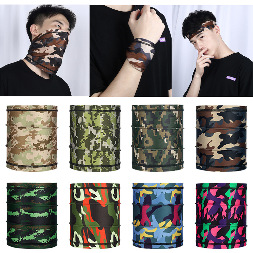 Summer Neck Gaiter Face Mask Hunting UV Protection Scarf Bandana Headwear